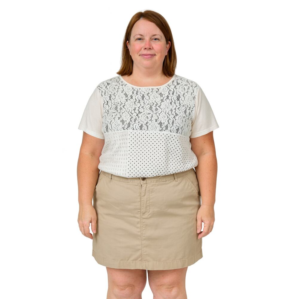 Excellent Old Navy Women’s Tan Corduroy Casual Everyday Mini Skirt Size 12